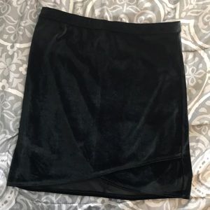 SOLDHollister Crushed Velvet Skirt